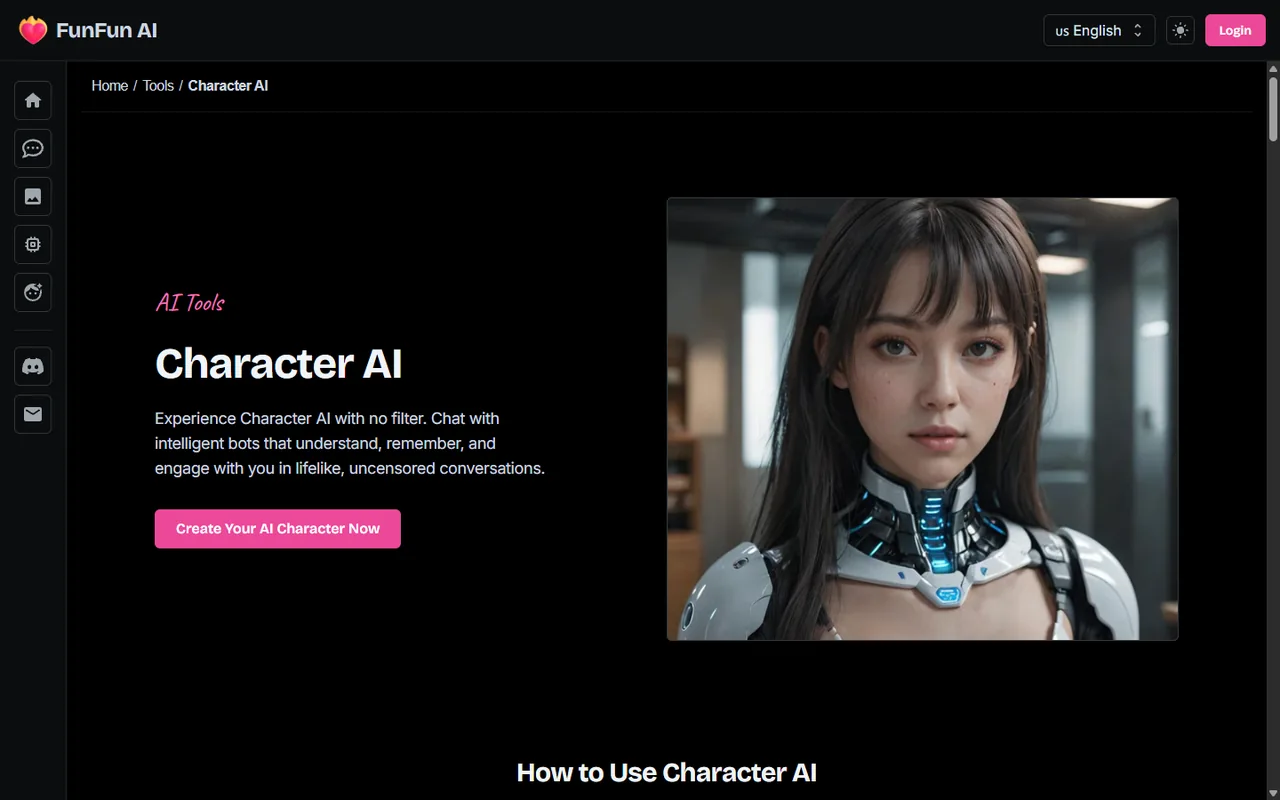 Public FunFun AI character tool introduction